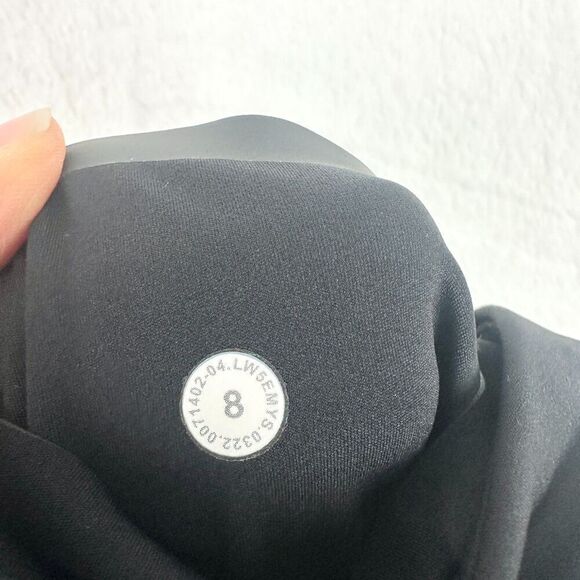 Lululemon Base Pace High Rise Reflective Tight Legging Size 8 25" Black Nulu - Picture 6 of 6